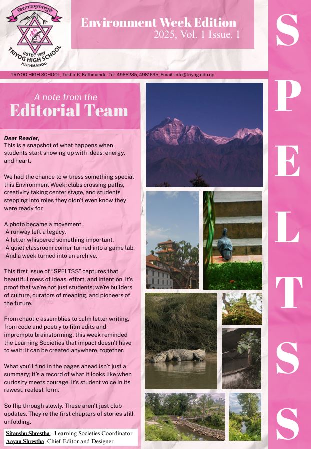 Learning Society's Newsletter Vol. 1
